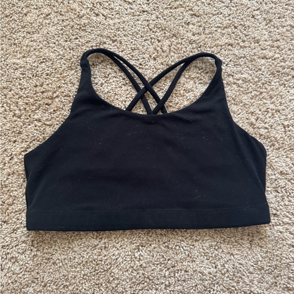 Athleta girl upbeat Black Sports Bra